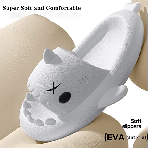Jfxgjuv Pirate Shark Slippers, Pirate Shark Slides, Original Cloud Shark Slides, Pillow Shark Slippers, Summer Anti-Slip Open Toe Slide Sandals3