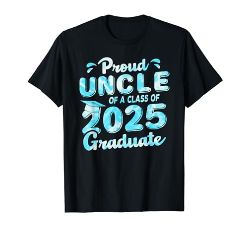 Proud Uncle of a Class of 2025 Graduate, Funny Senior T-Shirt