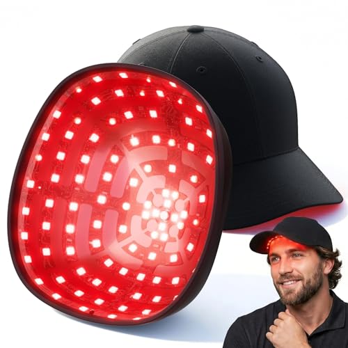 Image of FDA Cleared Laser Hair Growth Cap for Men Women, LLLT Red Light Therapy for Hair Growth & Loss, 30-Min Daily Home Session - Wear While Working Reading Watching TV