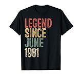 Photo Gallery leggenda dal giugno 1981 uomo donna 40° compleanno 40 anni maglietta Photo Gallery leggenda dal giugno 1981 uomo donna 40° compleanno 40 anni maglietta