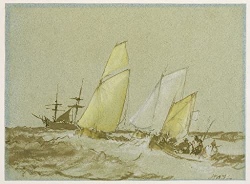 Cuadro en lienzo de Joseph Mallord William Turner de 60x90cm para la decoración de la oficina