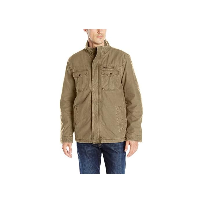 Full Zip Canvas Field Jacket 