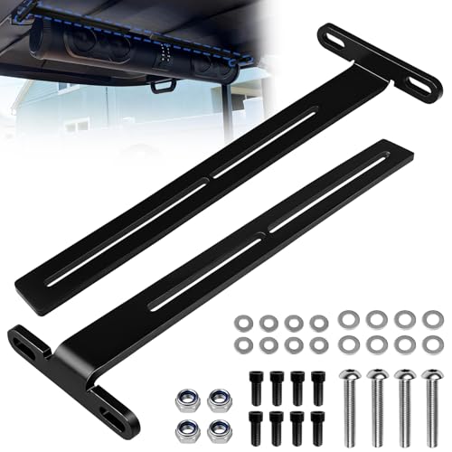 lodfGL Heavy-Duty Golf Cart SouldBar Mount T-Bracket, Adjustable Steel Roof Soundbar Mounting Bracket for SE18, SE26, SEB26, SEDS32 Soundbars — Universal T-Shaped Bracket for Golf Carts