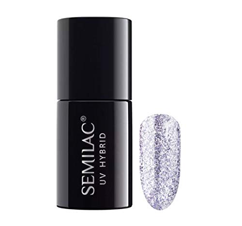 Preisvergleich Produktbild Semilac UV Hybrid Nagellack 297 Violet Shimmer 7ml