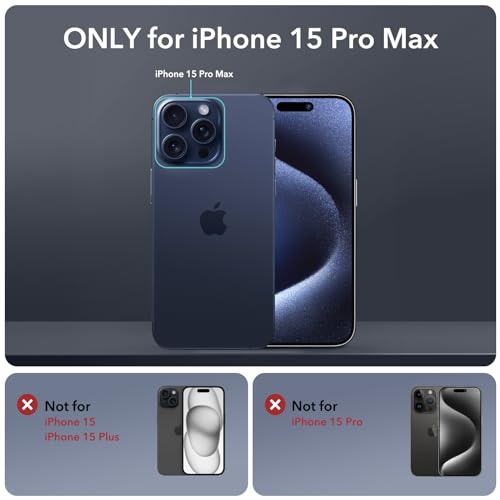 【デザイン受賞・両面保護】ESR iPhone 15 Pro Max ケース スタンド付き 全面耐衝撃 MagSafe対応 米軍MIL規格超えの保護 いphone15promaxケース 強いマグネット 黄ばみ防止 超クリアPC背面 傷防止 落下防止 Armorシリーズ（クリア）