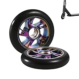 Large gamme de compatibilité : ces roues sont compatibles avec deux pieds nus, pour BolDCUBE, Rexco, pour Vocul, pour Albott, pour Fuzion, et pour Nitro Circus. Ils s'adaptent à toutes les trottinettes avec roues de 100 mm.