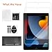 FAYOUCZ 2 Pack Screen Protector for iPad 9th 8th 7th Generation 10.2 Inch (2021/2020/2019), 9H Hardness Tempered Glass Ultra Sensitive Case Friendly