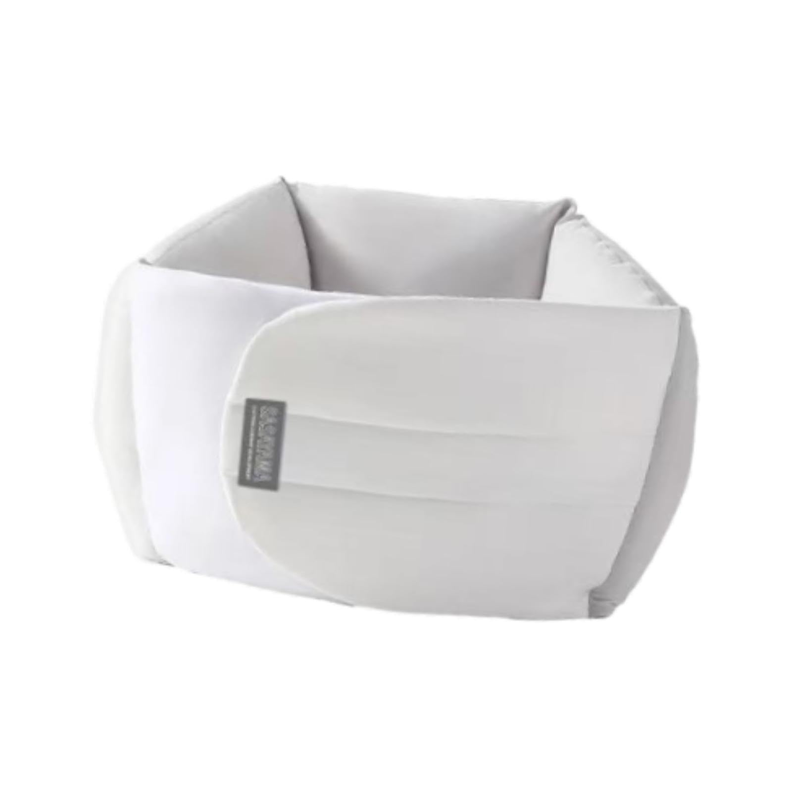 Cuscino Supporto Lombare Cuscino Laterale Sostegno Zona Lombare per Riposo Notturno Rotolo Ergonomico per Sedia E Letto Ufficio Fascia Elastica Spande, M