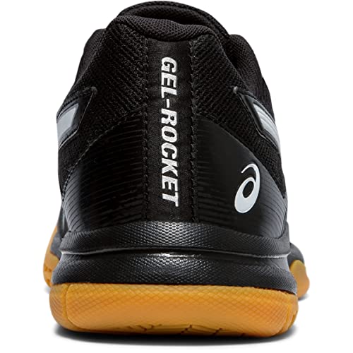 Asics Women's Gel-Rocket 9 Volleyball Shoes, 9, Black/White #TOP4