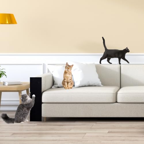 Kit 2 Arranhadores de Canto Para Sofás e Camas Com Carpete Desgaste de unhas