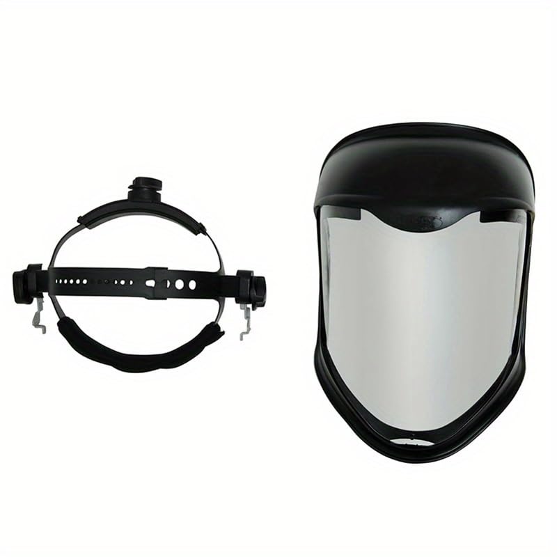 Masque transparent pour écran de protection de coupe d'herbe au jardin - 6