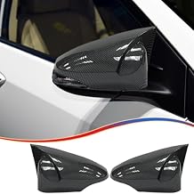 MUXEE Side Rear View Mirror Cover for Toyota Corolla 2014-2019,C-HR 2018-2021,Avalon 2013-2018,Venza 2013-2016,Prius 2012-2018 Carbon Fiber Turn Signal Housing Coverwith Turn Signal housing Slot.