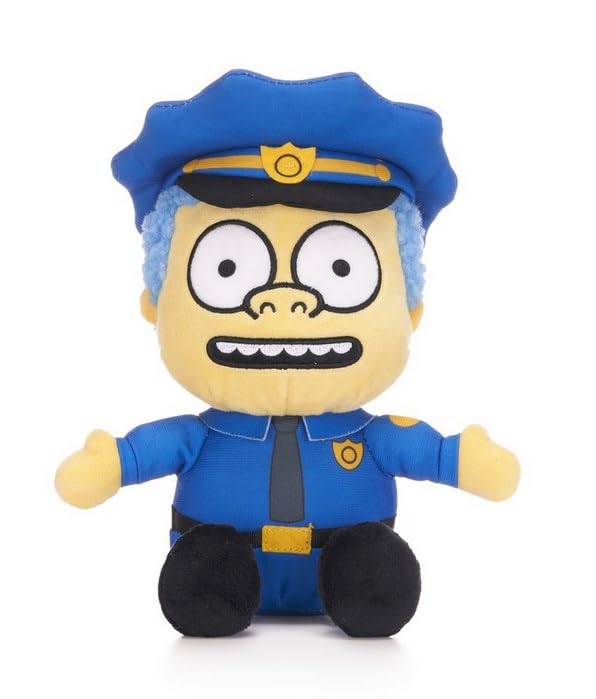 UKToyworld Simpsons Chief Wiggum Plush The Simpsons 8" Soft Toy Policeman