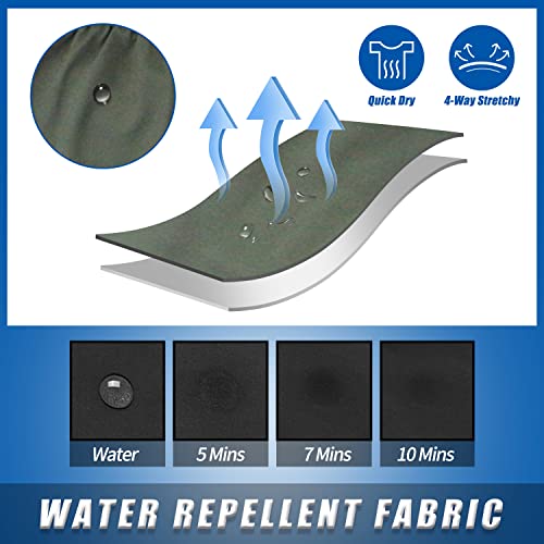 QRANSS Mens Swim Trunks Compression Liner Quick Dry 5.5'' Swimwear Swim Shorts with Boxer Brief Lined4