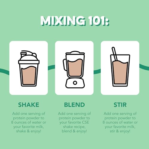 Image of Clean Simple Eats Whey Isolate Protein Powder, Mint Chocolate Cookie, Naturally Sweetened, Zero Added Sugar, 20g 100% Grass Fed Protein Powder with Digestive Enzymes, Gluten Free, Non GMO, 30 Servings