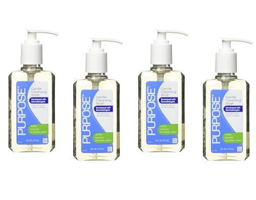 Purpose Gentle Cleansing Wash, 6 Fluid Ounce Pump Bottle (Pack