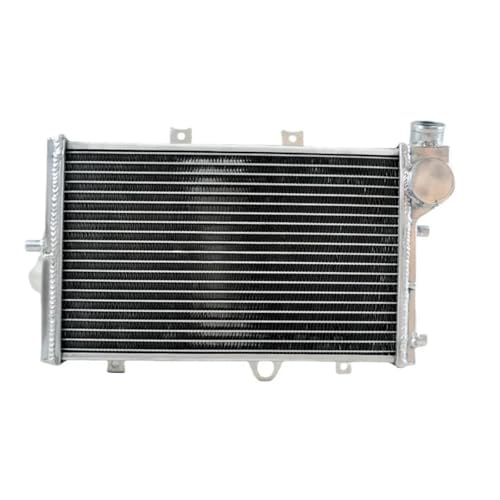 1464568, 1461223 Radiador de aluminio + ventilador compatible con BMW Serie K K1 K75 K100 K1100 LT/RS/RT 1984-1997
