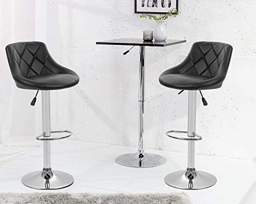 image for FDW Bar Stools Set of 2 Barstools Swivel Stool Height Adjustable Bar C