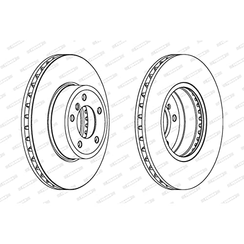 Ferodo Premier DDF1242C1 Disco Freno Appendiabiti + Disc - 2