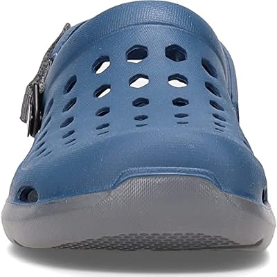 Joybees Modern Clog - Unisex - Comfy Clog with Arch Sup Navy/Charcoal - Womens 10/Mens 8