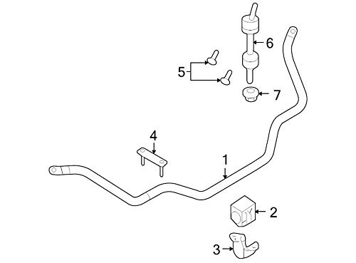 Front Suspension Popping Noise - 2005 Ford Mustang 6 Ford N807-144S440, Suspension Stabilizer Bar Link Nut