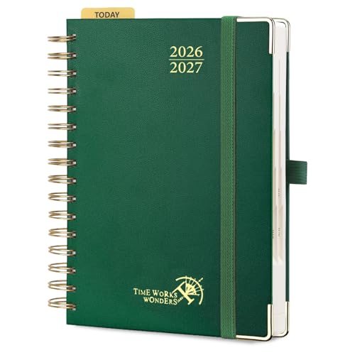 POPRUN 2026-2027 Daily Planner One Page Per Day, 5.75" x 8.5", Day Planner