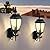 Porch Lights Outdoor, Dusk to Dawn Outdoor Lighting, Exterior Lighting Fixtures, Wall Sconces Set of Two, Wall Mounted Light with Glass Shade, Outside Lights for House Front Door Entryway 2 Pack