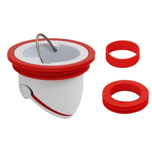 Válvula antiolores desagüe Plato Ducha para Suelo sifón Anti olores para baño Lavabo Lavadora Drenaje Filtro plastico antirretorno magnético Interruptor bañera tapón antiinsectos (40-48mm)