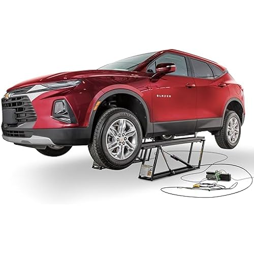 QuickJack 8000TL Portable Car Lift with 8,000lb Capacity, with 110V Power Unit, Safe & Portable Design Garage Lift for Home, Garage, Shop, or Mechanic Auto Repair