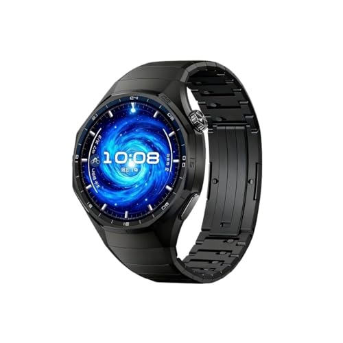 [LOKLNEYK] �ɓK������Huawei Watch GT 6 Pro�Ƀt�B�b�g���錄�ԂȂ��N�C�b�N�����[�X�`�^�������Y�o���h(Black)