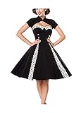  Belsira Damen Vintage-Kleid mit Bolero M