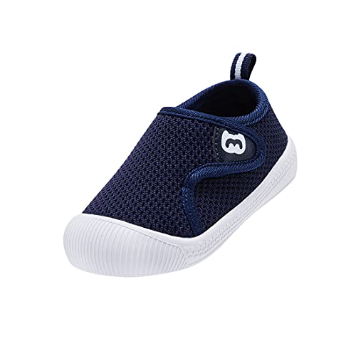 Bmcitybm W21SS505-NAVY-130-N Baby Boy Girl Shoes Infant First Walker Shoes Breathable Walking Shoes Lightweight Non-Slip Sneakers 6 9 12 18 24 Months Navy Size 12-18 Months Infant thumb #6