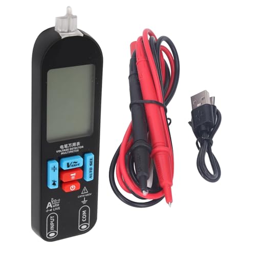 Image of Digital Multimeter, AC DC Volt Meters and Multimeters, Rechargeable Pocket Multimeter, 2.1 in LCD Mini Multimeter, Automatic Smart Digital Multimeter with Backlight
