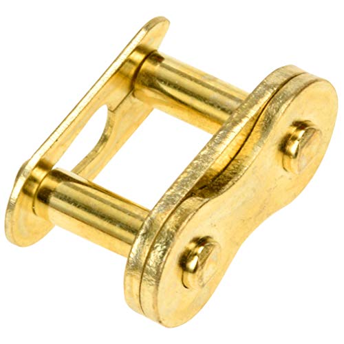 Hiaors Gold Color 420 Drive Chain Repair Master Connector Split Link For 50Cc 70Cc 90Cc 110Cc 125Cc Pit Dirt Bike Atv Quad Scooter Motorcycle Go Kart Parts 10Pcs #TOP5
