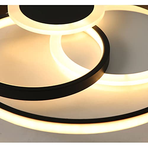 Plafonnier LED encastrable circulaire à intensité variable moderne - 5