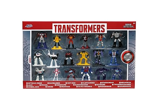 Jada 253115009 Transformers Nanofigs 18 st, Wave 2, flerfärgad