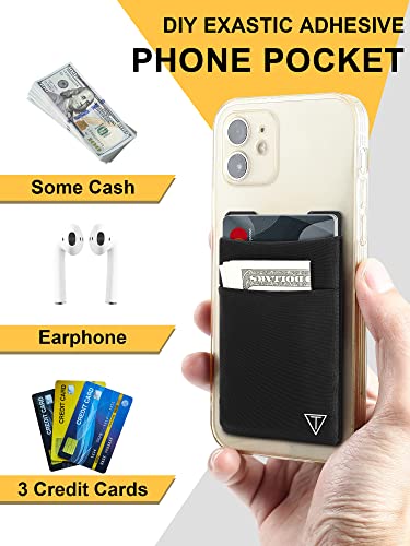 Slim RFID Blocking Wallets,Pop Up Minimalist Card Holder for Men & Women Metal Thin Front Pocket Wallet Credit Card Holder with Elastic Coin Pocket,6-12 Card Capacity,Black4