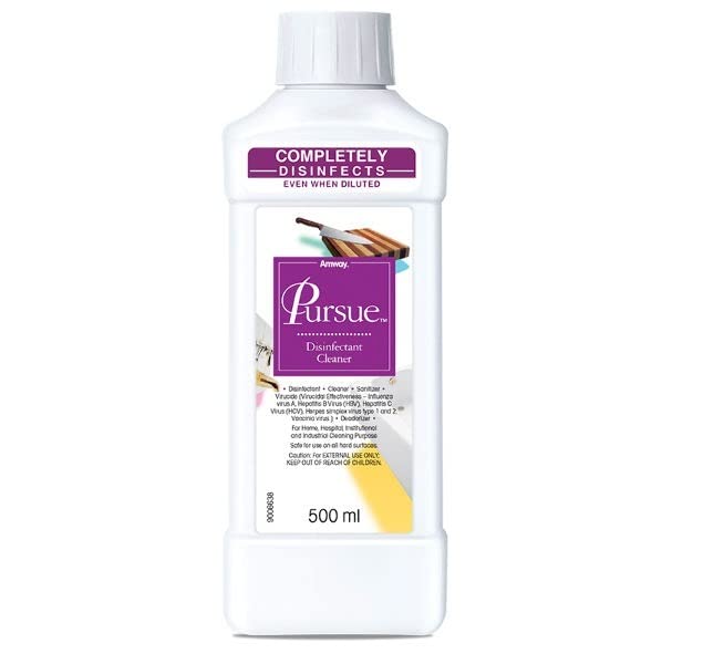 Amway - pursue disinfectant cleaner - 500 ml and multicolor hair/head band - COMBO-picture-20
