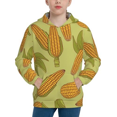 Corn Kid Hoodies Boys Sweatshirts Girls Pullover with Pocket