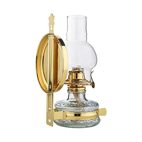 Lámpara de Aceite de Pared con Espejo de Vidrio Cover