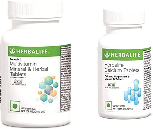HERBALIFE Multivitamin Mineral and Herbal Tablets & Calcium Tablets (Pack of 215 g) (B095XFZK68) Amazon Price History, Amazon Price Tracker