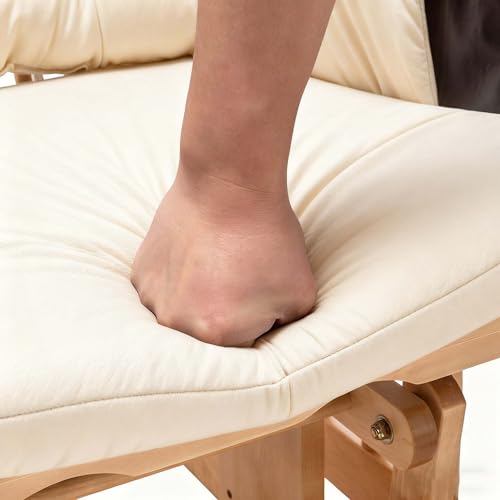 Cojines para mecedora ergonómicos y mullidos con bolsillos laterales 6