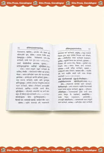 Image of Sri Vishnu Sahasranama (Hindi) By Gita Press Gorakhpur | Pocket Size | Paperback | Pages : 96 | Category : Daily Practice Book (Vishnu Sahasranama Series)