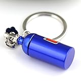 NOS Bottle Keychain Keyring Nitrous Pill Stash Box - Ships from USA