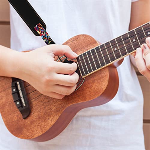 Sangle de guitare pratique et pratique en coton PU – Sangle pliable pour guitare et ukulélé – Multicolore – Taille… - Les Beatles, Paul McCartney, John Lennon, RIngo Starr, George Harrison Sangle de guitare pratique et pratique en coton PU - Sangle pliable pour guitare et ukulélé - Multicolore - Taille… – Image 5