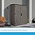 Suncast 54 cu. ft Resin Vertical Lockable Storage Shed, Stoney, BMS5700SB