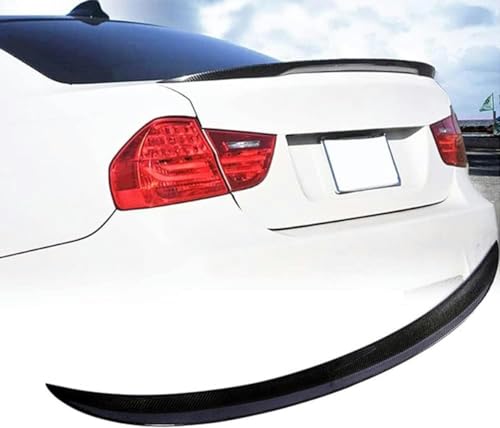 Spoiler arrière E90 en fibre de carbone pour BMW Série 3 Berline 4-Portes modèles 2005 à 2012