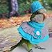 Bird Collar Anti Bite Elizabethan Recovery Cone, Bird Neck Protector for Feather Plucking, Bird Neckwear Full Body Shield, Bird Outdoors Windproof Cape Color Randomly (Green Quaker)
