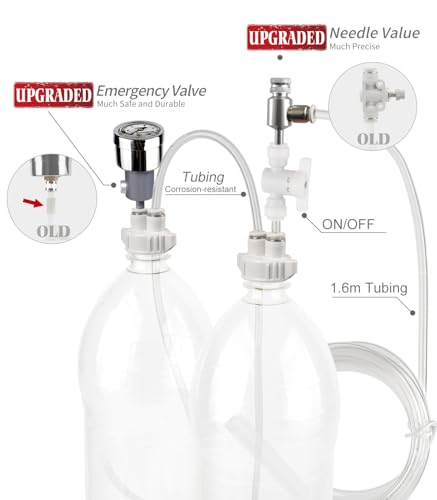 Image of DIY CO2 kit for Aquarium with CO2 Diffuser & Needle Valve, G211
