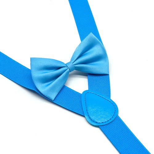 DRHOM Kids Toddler Suspenders and Bowtie Set Baby Gifts Birthday Photography2